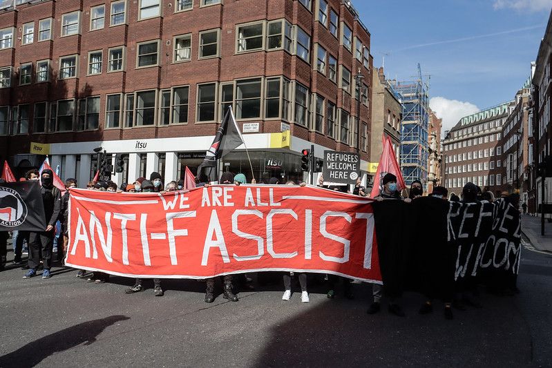 antifascist block